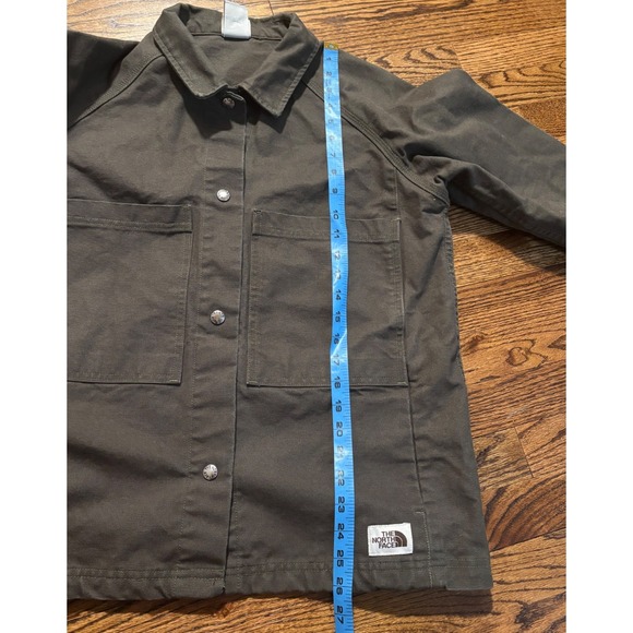 North Face | Berkeley Utility Jacket Dark Green/Gray Women's Sz L NF0A4AG9 - Picture 9 of 9